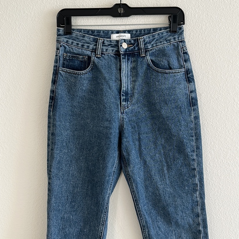 Amomento Blue Regular High Rise Jeans - Picture 3 of 10